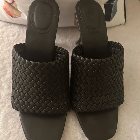 H&M Brown Braided High Heel Mule - Picture 3 of 5